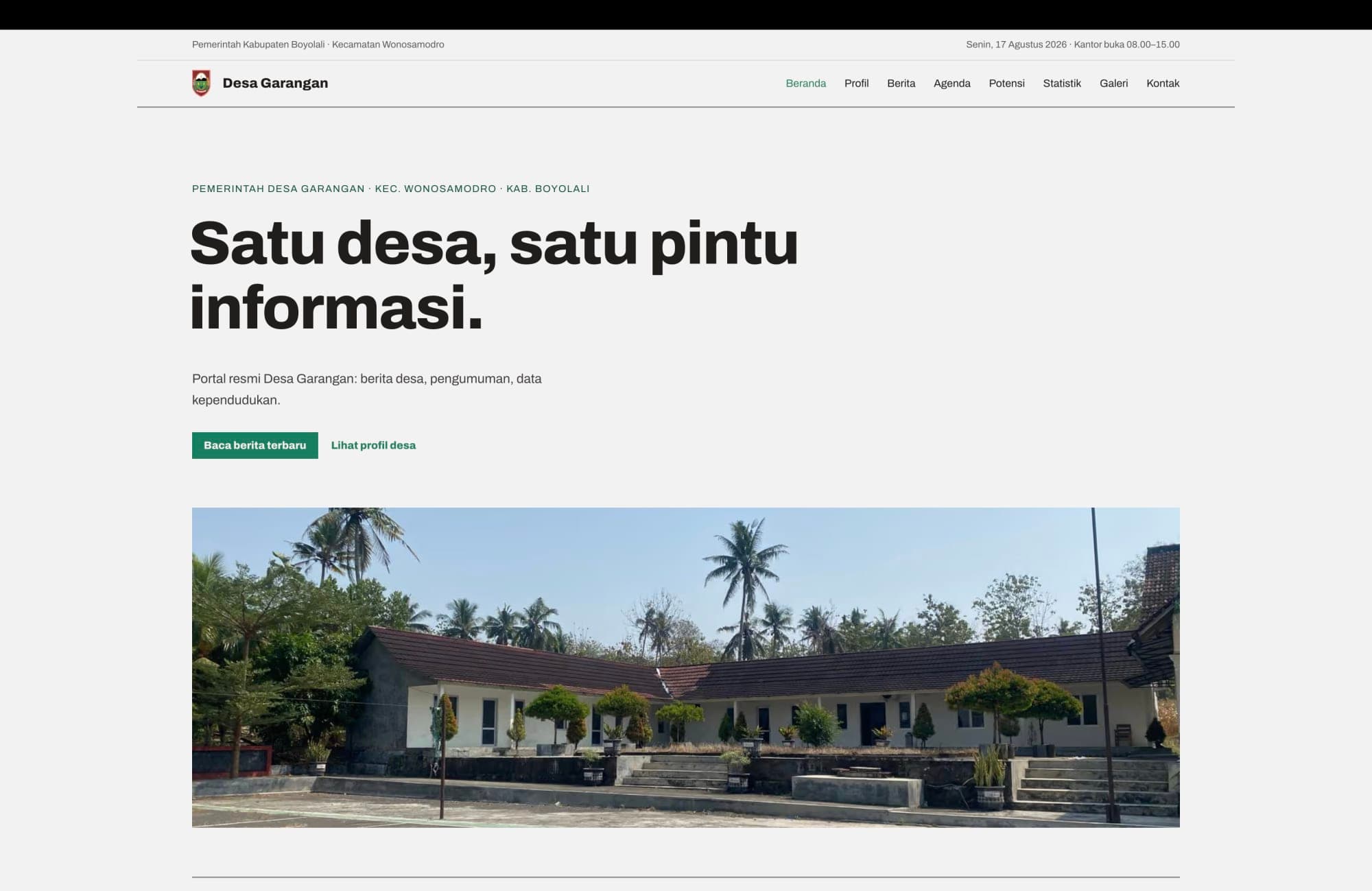 Foto: Mahasiswa KKN UNDIP Kembangkan Website Desa Garangan sebagai Sarana Informasi Digital Warga